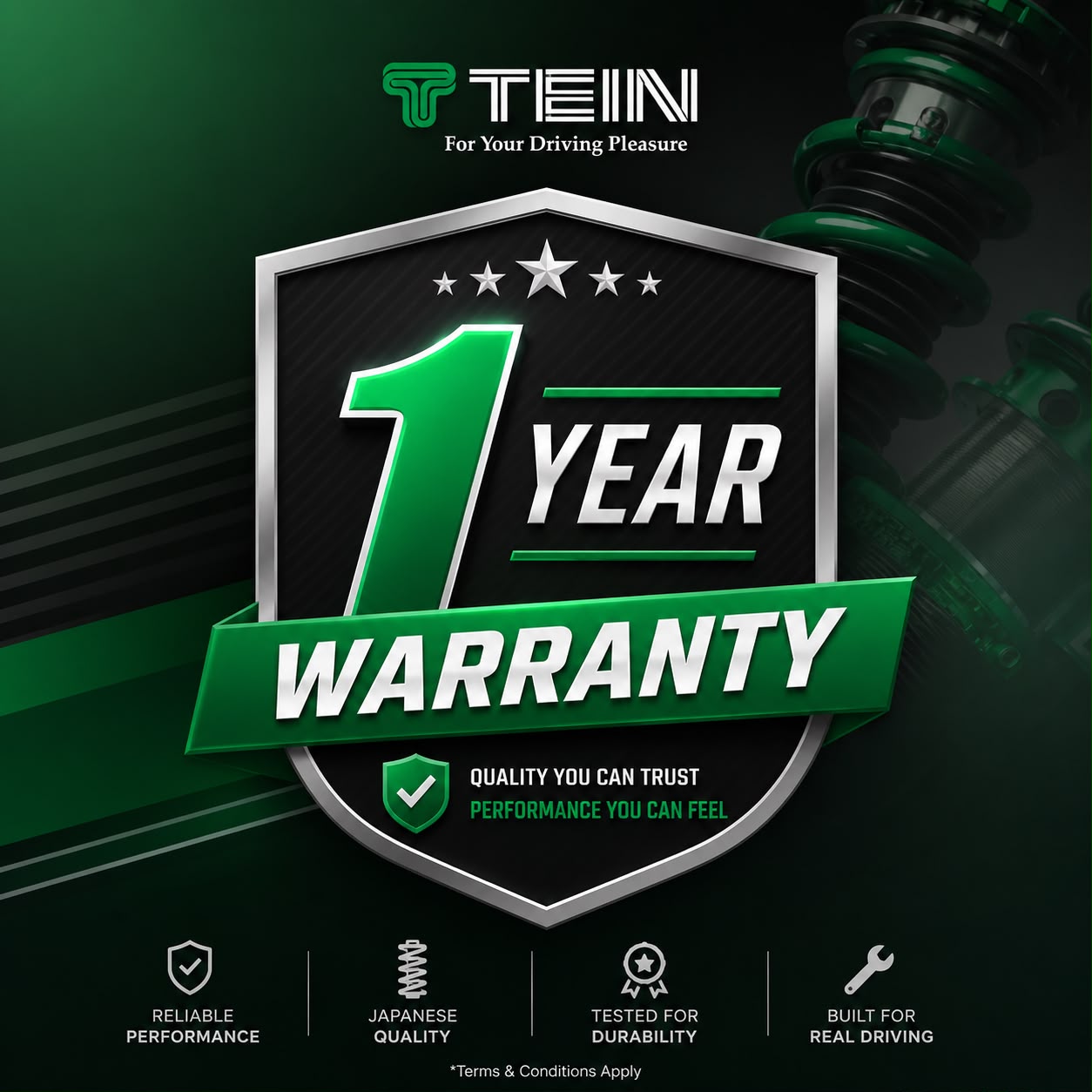 1 year warranty